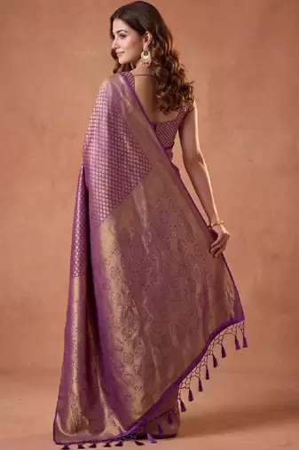 Woven design zari art silk kanjeevaram saree