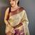 Woven design zari silk blend kanjeevaram saree