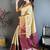 Woven design zari silk blend kanjeevaram saree