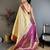 Woven design zari silk blend kanjeevaram saree