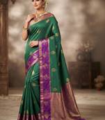 Zari silk blend kanjeevaram saree