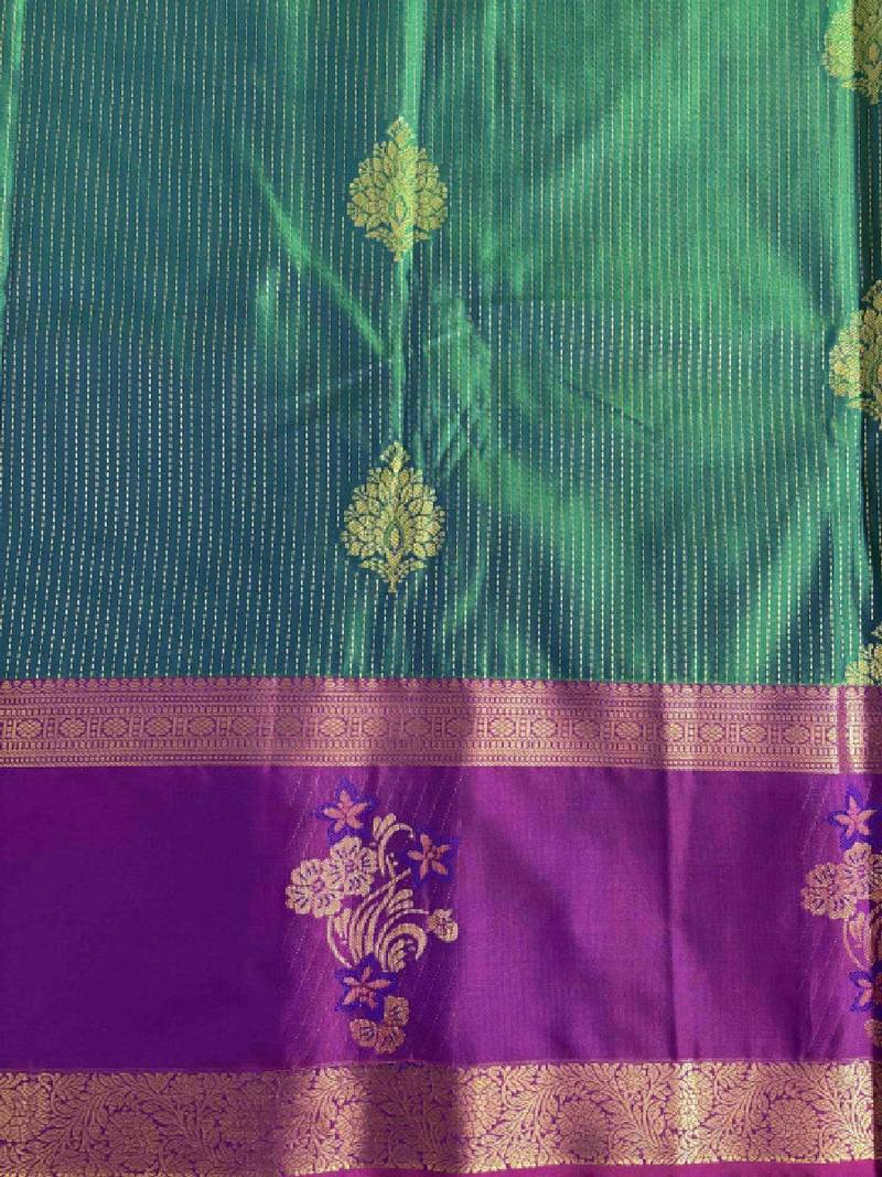 Zari silk blend kanjeevaram saree