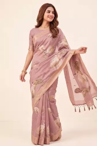 Zari silk blend designer kanjeevaram saree
