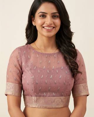 Zari silk blend designer kanjeevaram saree 4