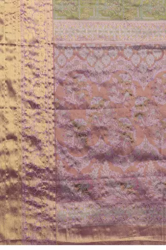 Woven design zari silk blend designer kanjeevaram saree