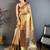 Woven design zari silk blend kanjeevaram saree