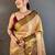 Woven design zari silk blend kanjeevaram saree