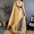Woven design zari silk blend kanjeevaram saree