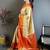 Woven design zari silk blend designer kanjeevaram saree