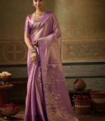 Woven design zari silk blend designer kanjeevaram saree