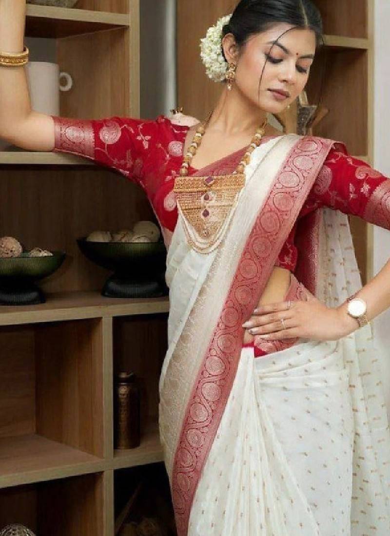 Woven design zari art silk kanjeevaram saree