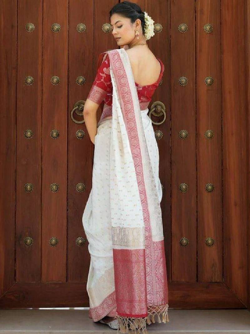Woven design zari art silk kanjeevaram saree