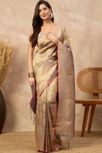 Woven design art silk designer kanjeevaram saree