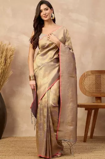 Woven design art silk designer kanjeevaram saree