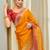 Woven design zari silk blend heavy work kanjeevaram saree