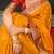 Woven design zari silk blend heavy work kanjeevaram saree