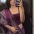 Striped silk blend kanjeevaram saree