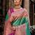 Woven design zari silk blend designer kanjeevaram saree