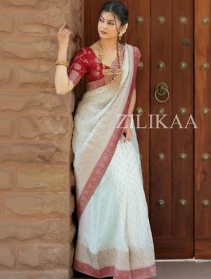 Woven design zari art silk kanjeevaram saree 2