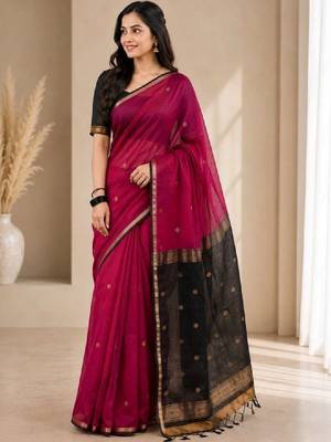Woven design zari handloom kanjeevaram saree 4