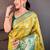 Woven design zari silk blend kanjeevaram saree