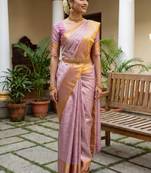Woven design zari art silk designer kanjeevaram saree