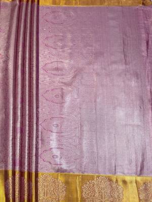 Woven design zari art silk designer kanjeevaram saree 3