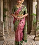 Woven design zari art silk designer kanjeevaram saree