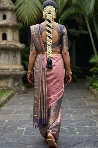Woven design zari art silk designer kanjeevaram saree