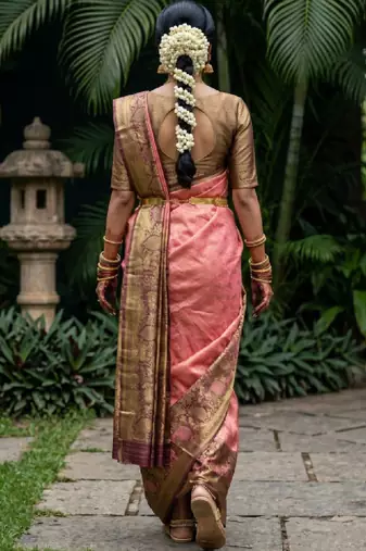 Woven design zari art silk designer kanjeevaram saree