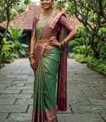 Woven design zari art silk designer kanjeevaram saree