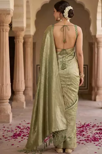 Woven design zari art silk designer kanjeevaram saree