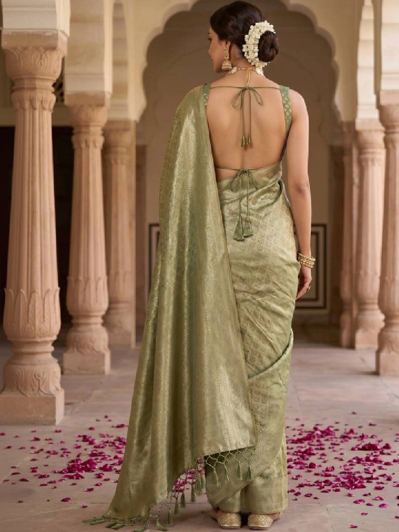 Woven design zari art silk designer kanjeevaram saree