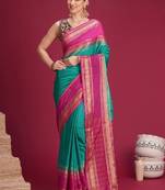 Woven design zari art silk kanjeevaram saree