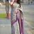 Woven design zari silk blend kanjeevaram saree