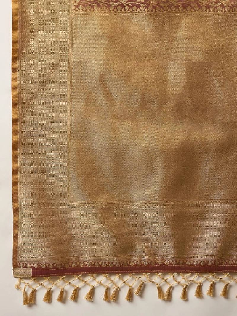Woven design zari silk blend designer kanjeevaram saree