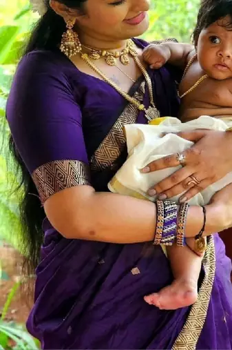Zari silk blend kanjeevaram saree