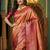 Floral zari silk blend designer kanjeevaram saree