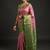 Ethnic motifs zari art silk handloom kanjeevaram saree