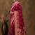 Woven design zari silk blend kanjeevaram saree