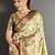 Woven design zari silk blend handloom kanjeevaram saree