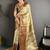 Woven design zari silk blend handloom kanjeevaram saree
