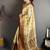 Woven design zari silk blend handloom kanjeevaram saree