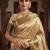 Woven design zari silk blend kanjeevaram saree