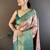 Woven design zari silk blend handloom kanjeevaram saree