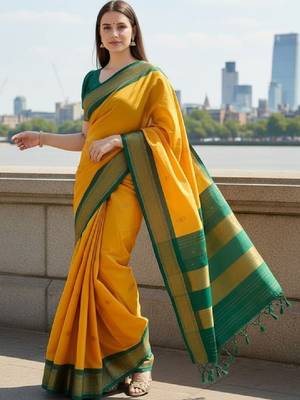 Pure cotton kanjeevaram saree 1