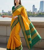 Pure cotton kanjeevaram saree