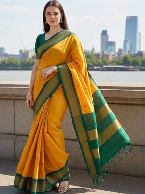 Pure cotton kanjeevaram saree 2