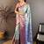 Woven design zari silk blend designer kanjeevaram saree