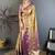 Ethnic motifs zari silk blend designer kanjeevaram saree